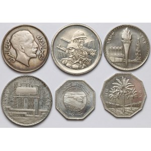 Irak, zestaw monet (6szt)