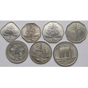 Iraq, Set of coins (7pcs)