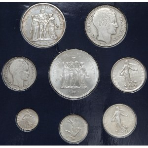 France, Silver coins of XX Century