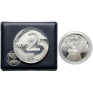 Israel, 25 Lirot 1975 & 50 Lirot 1979 (2szt)