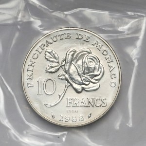 Monako, ESSAI 10 franków 1982 Księżna Grace