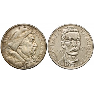 Sobieski i Traugutt 10 złotych 1933 (2szt)