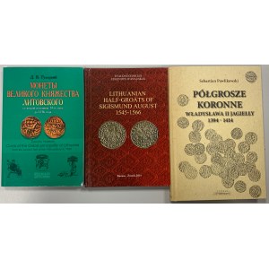 Katalogi Półgroszy od Jagiełły do Zygmunta II Augusta (3szt)