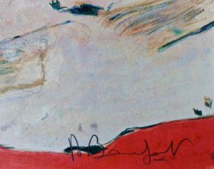 Alain Bonnefoit (ur. 1937), Akt leżąca na brzuchu, 1988