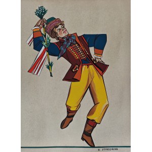 Zofia Stryjeńska (1891-1976), Peasant from Silesia, 1939