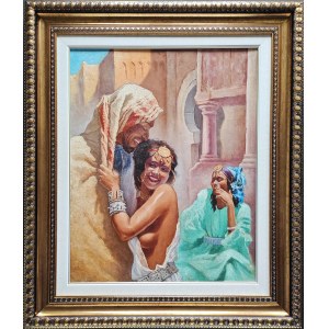 Adam Styka (1890-1959), coppia berbera innamorata (copia), metà del XX secolo.