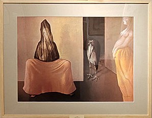 Leonor Fini (1907-1996), Wdowa po Abou-Aibou, 1976