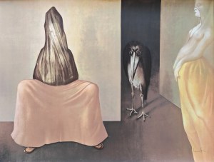 Leonor Fini (1907-1996), Wdowa po Abou-Aibou, 1976