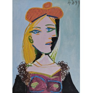 Pablo Picasso (1881-1973), Marie Therese in an orange beret