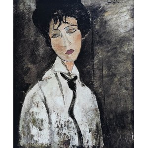 Amedeo Modigliani (1884-1920), Kobieta w czarnym krawacie