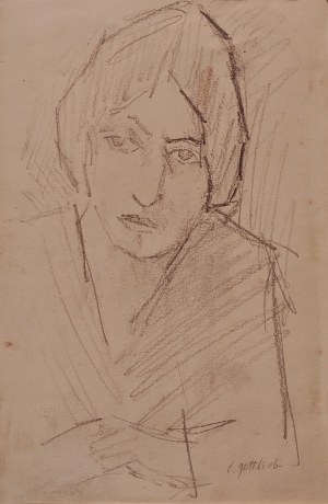 Leopold Gottlieb (1879-1934), Portret kobiety