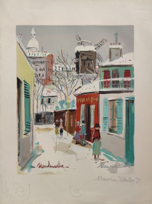 Maurice Utrillo (1883-1955), Le Moulin de la Galette, 1947