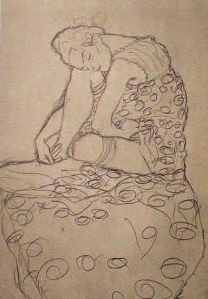 Gustav Klimt (1862-1918), Siedząca kobieta