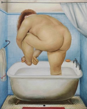 Fernando Botero (1932-2023), Kobieta w wannie