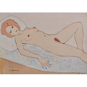 Henryk Plóciennik (1933-2020), Lying Nude