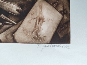 Tadeusz Jackowski (ur.1936), Martwa natura z Lechoniem, 1977
