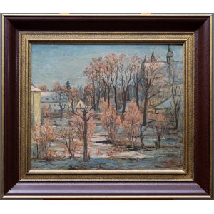 Władysława Lam (1893-1984), Katedrála Oliwa zo strany parku, asi 1930