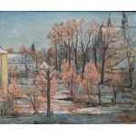 Władysława Lam (1893-1984), Katedrála Oliwa zo strany parku, asi 1930