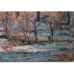 Władysława Lam (1893-1984), Katedrála Oliwa zo strany parku, asi 1930