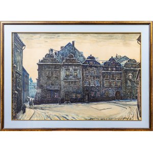 Bronislaw Kopczynski (1882-1964), Nájomné domy na ulici Kanonia, 1918.