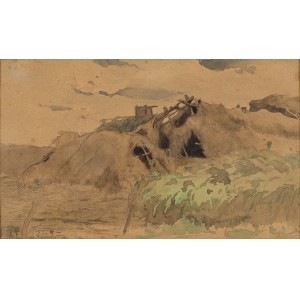 Jan Stanislawski (1860-1907), Tas de foin, 1880-1881