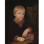 Jan Matejko (1838-1893), Wit Stwosz as a child, 1855 (Wit Stwosz a child, Wit Stwosz