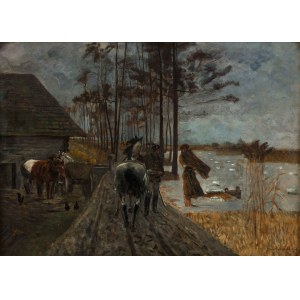 Jacek Malczewski (1854-1929), Polonia - Kędy droga, 1900 (Polonia, Polonia - Farewell, Farewell)