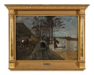Jacek Malczewski (1854-1929), Polonia - Kędy droga, 1900 (Polonia, Polonia - Pożegnanie, Pożegnanie)