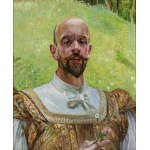 Jacek Malczewski (1854-1929), Self-portrait with a Clover Flower, 1909