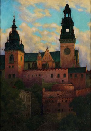 Anna Harland-Zajączkowska (1883-1930), Wawel od ul. Straszewskiego, 1919