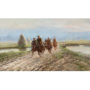 Leonard Winterowski (1868-1925), Ułani, 1924