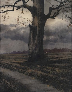 Odo Dobrowolski (1883-1917), Samotne drzewo, 1910