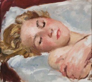 Wojciech Weiss (1875-1950), Śpiąca, ok. 1935