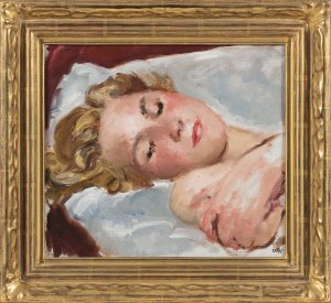 Wojciech Weiss (1875-1950), Śpiąca, ok. 1935