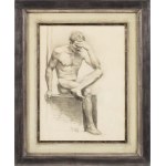 Wojciech Weiss (1875-1950), Study of a Man, 1893