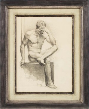 Wojciech Weiss (1875-1950), Studium mężczyzny, 1893