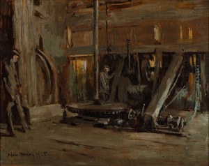 Adam Bunsch (1896-1969), W młynie, 1925