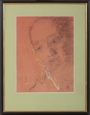 Stanisław Ignacy Witkiewicz (1885-1939) (Witkacy), Portret mężczyzny, 1938