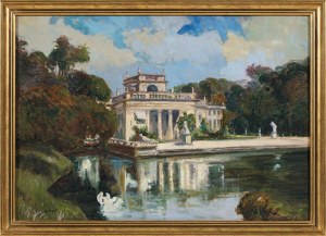 Jan Rubczak (1884-1942), Łazienki Królewskie w Warszawie, ok. 1930