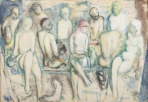 Leopold Gottlieb (1879-1934), W łaźni, ok. 1930