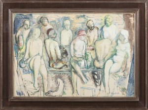 Leopold Gottlieb (1879-1934), W łaźni, ok. 1930