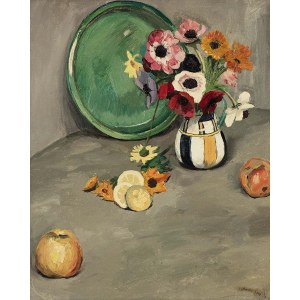 Jacques Gotko (1900-1944), Anemones and apples, 1919