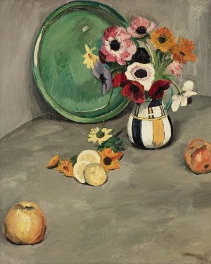 Jacques Gotko (1900-1944), Anemony i jabłka, 1919