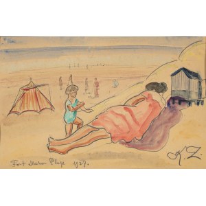 Kazimierz Zieleniewski (1888-1931), Fort Mahon Plage, 1927