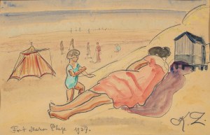 Kazimierz Zieleniewski (1888-1931), Fort Mahon Plage, 1927