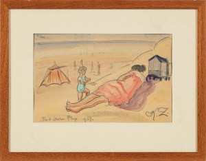 Kazimierz Zieleniewski (1888-1931), Fort Mahon Plage, 1927