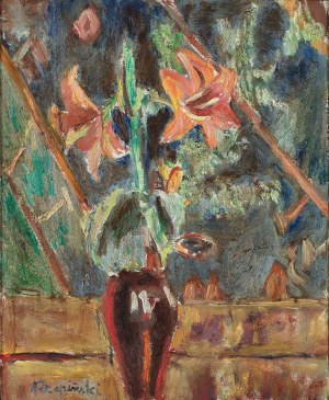 Czesław Rzepiński (1905-1995), Kwiaty w wazonie
