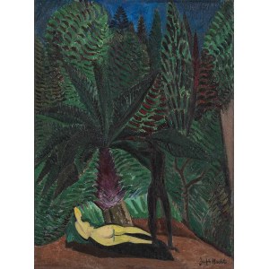 Joseph Hecht (1891-1951), Nude under the trees, ca. 1924