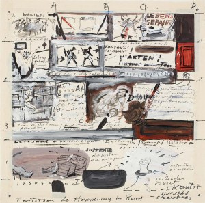 Tadeusz Kantor (1915-1990), Partytura Happeningu, 1966