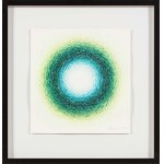 Wojciech Fangor (1922-2015), Green and yellow circle, 1974
